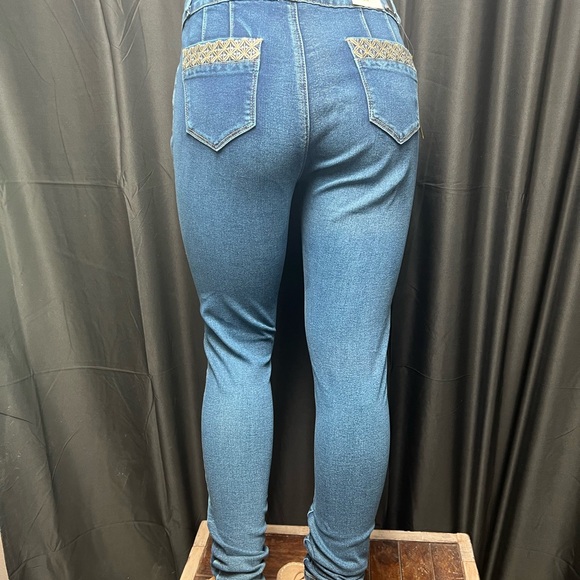 H&M Blue Skinny Jeans with Stretch - Picture 1 of 8